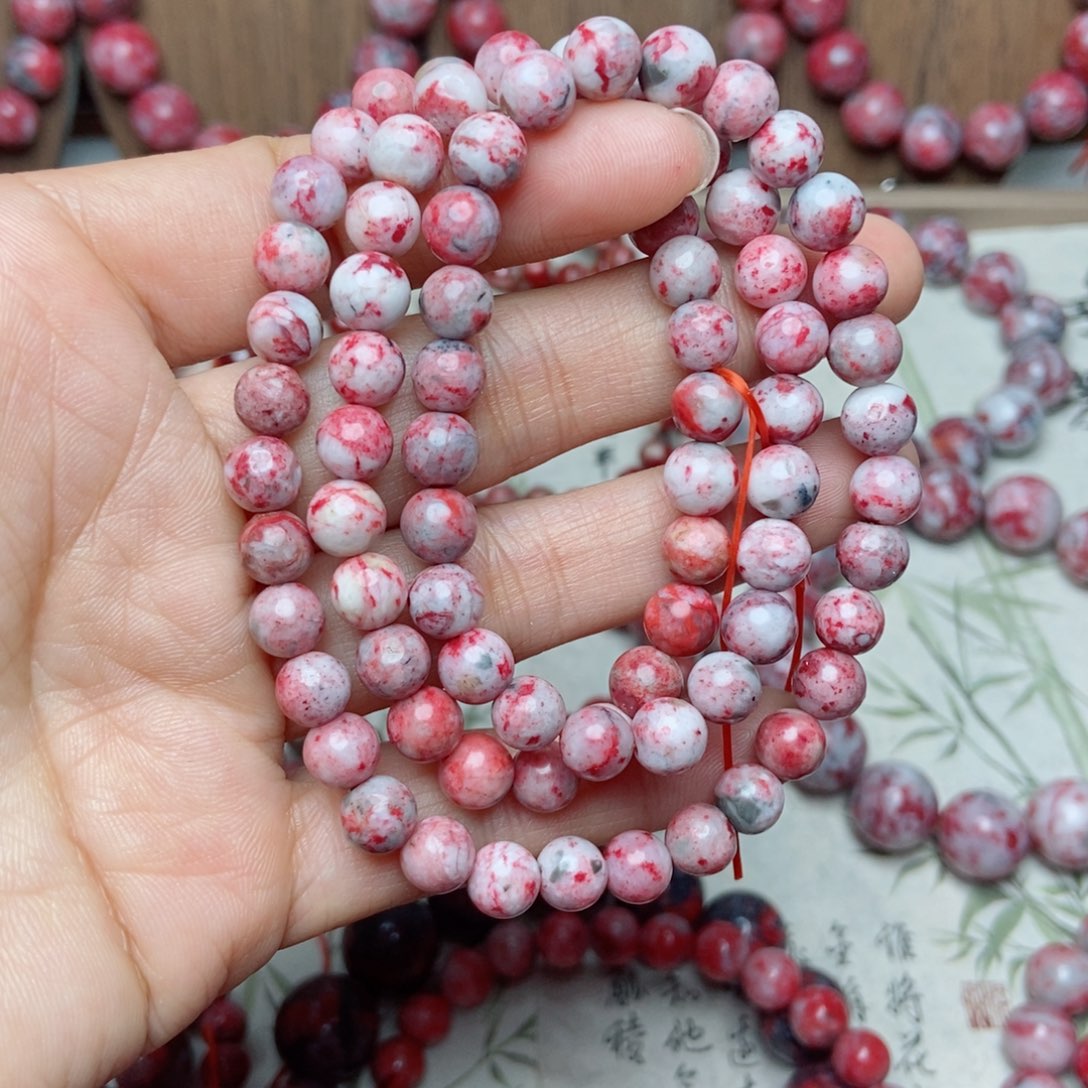 天然辰砂朱砂原石卡7