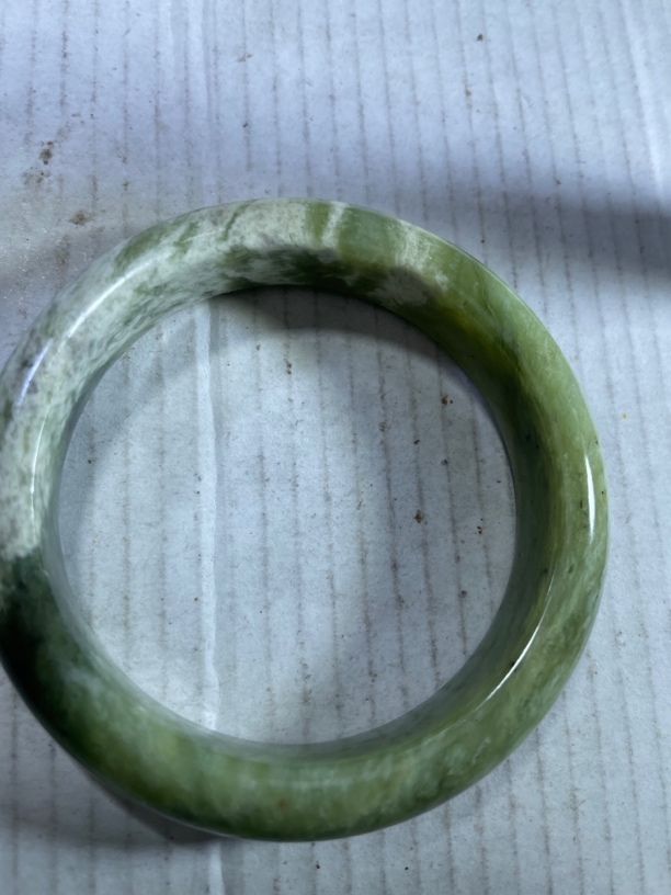 岫玉翠玉手镯58口径