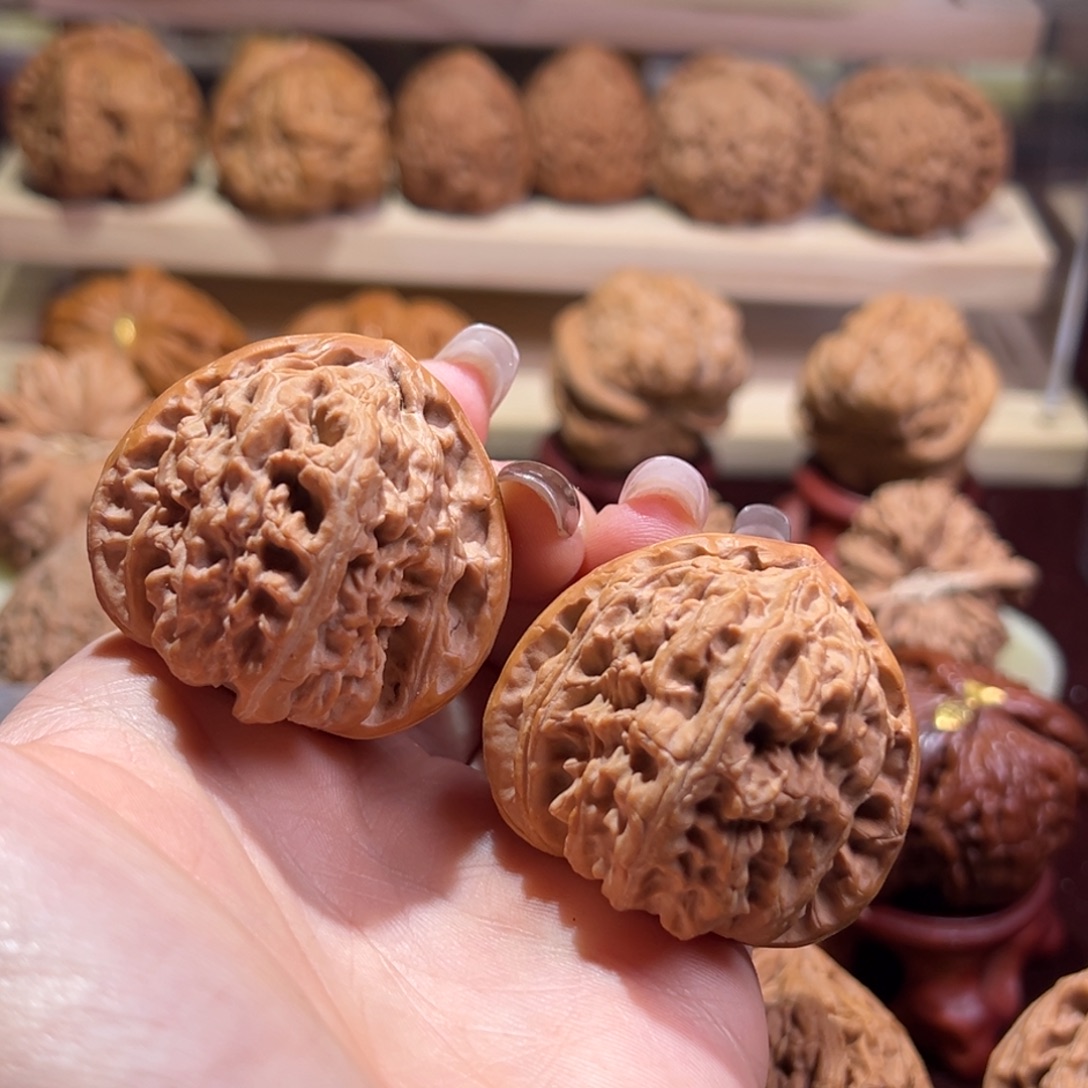 吊坠文玩核桃41三角白