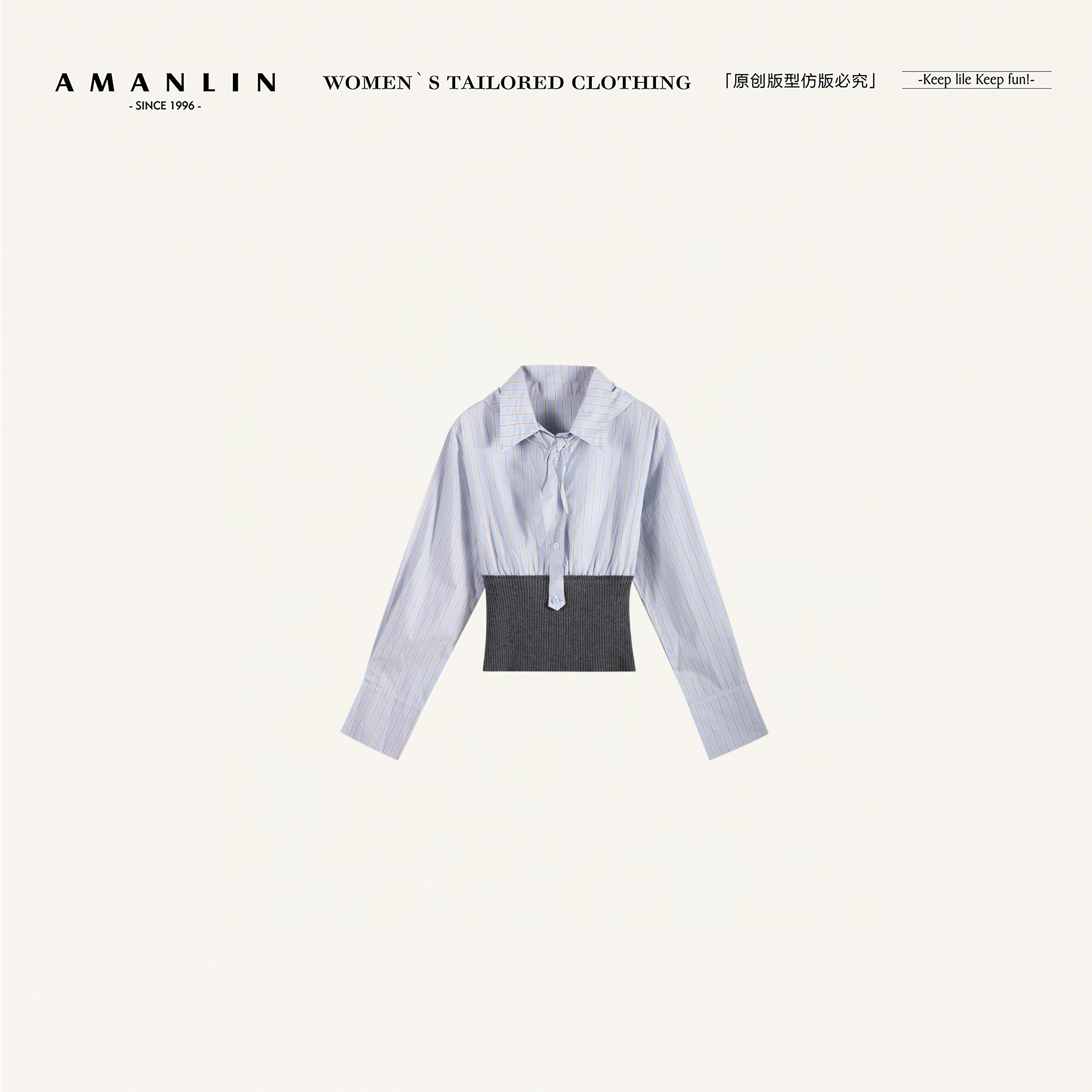 AMANLIN/阿謾琳衬衫Y599807