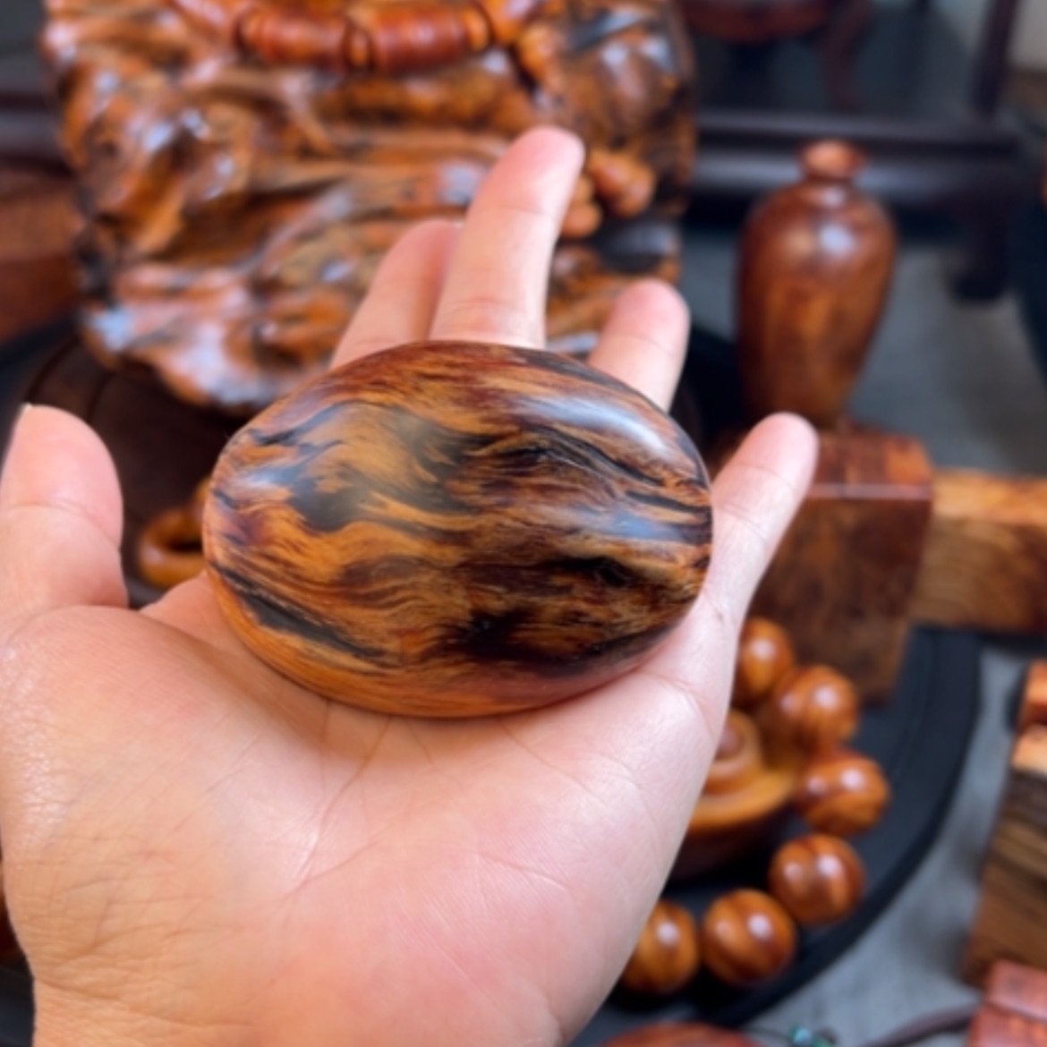 【闪购商品】松木（琥珀木）把件