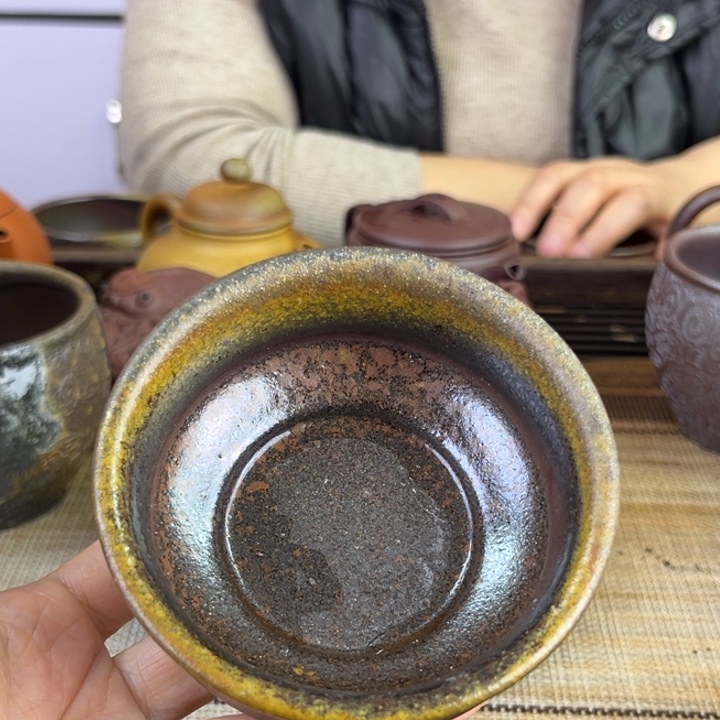 茶壶紫砂底槽清柴烧100cc