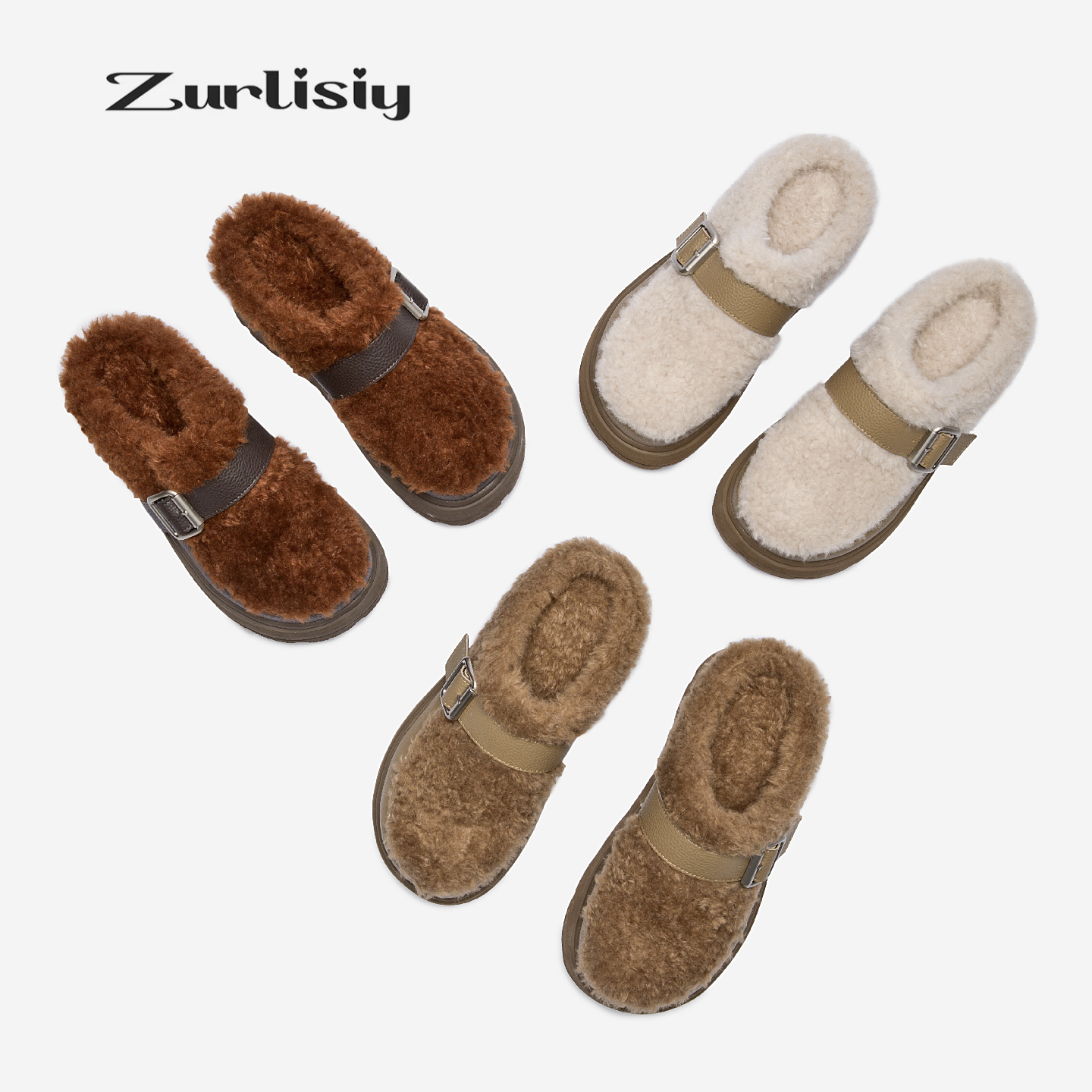 原创首发真皮棉鞋2025年新款软底敲舒适防滑棉鞋5L510