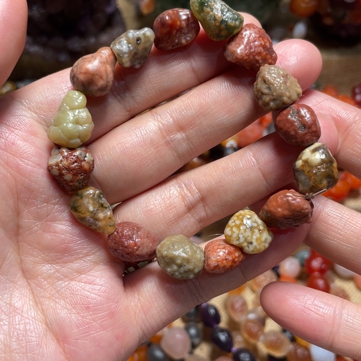 玛瑙/玉髓合金手链