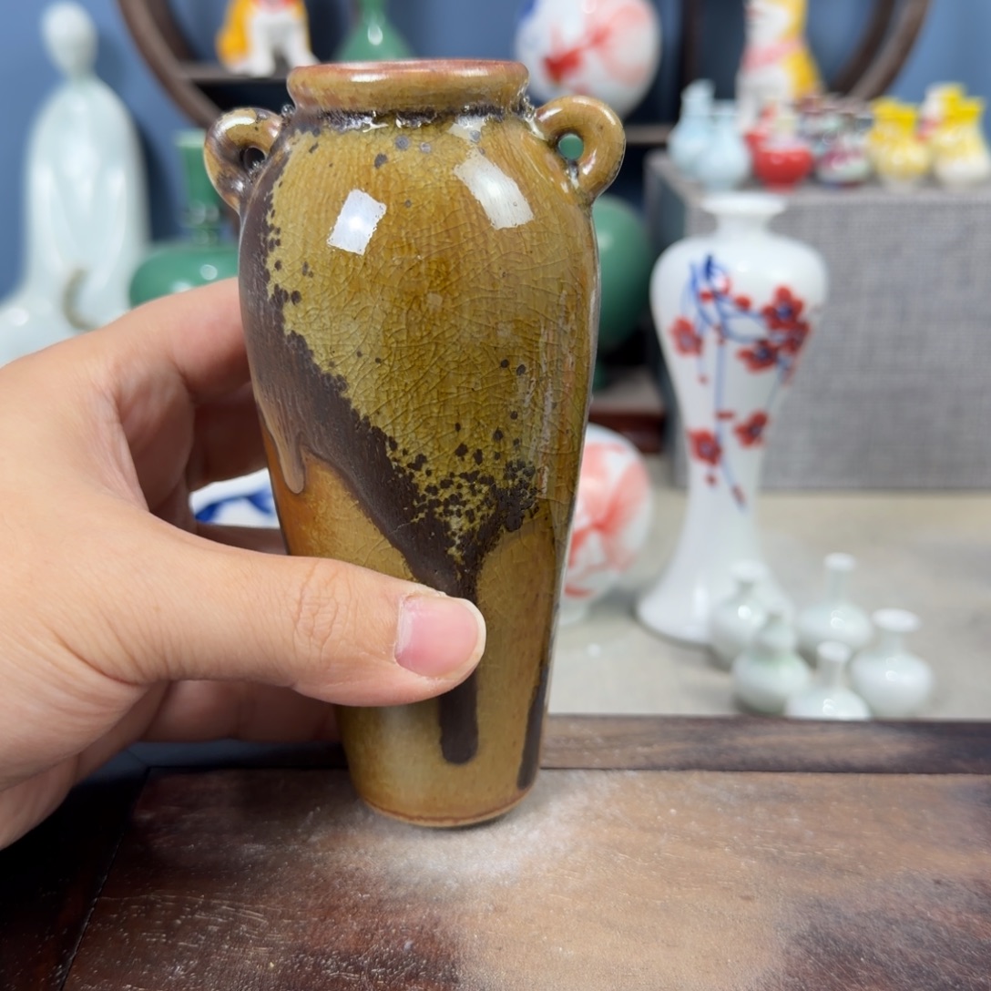 陶瓷手工小花器摆件