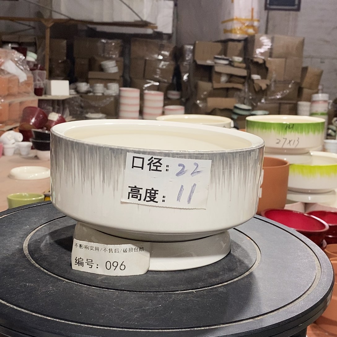 微瑕花盆-096-口22×11-1个