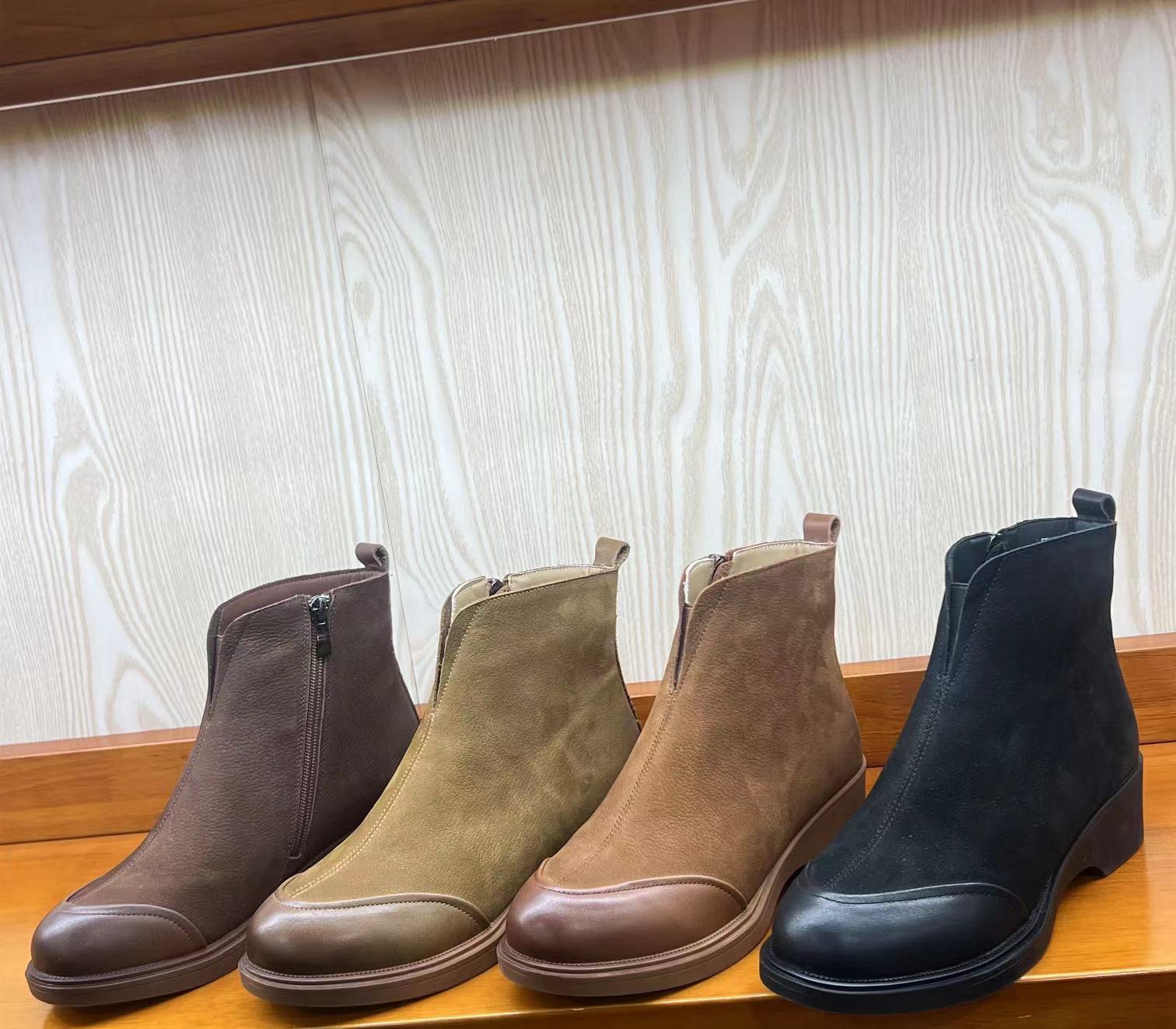 时尚圆头秋春季休闲加绒女鞋550_5215