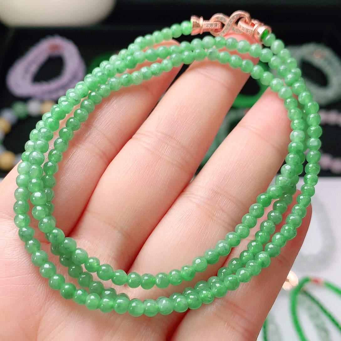 翡翠未镶嵌手链翡翠