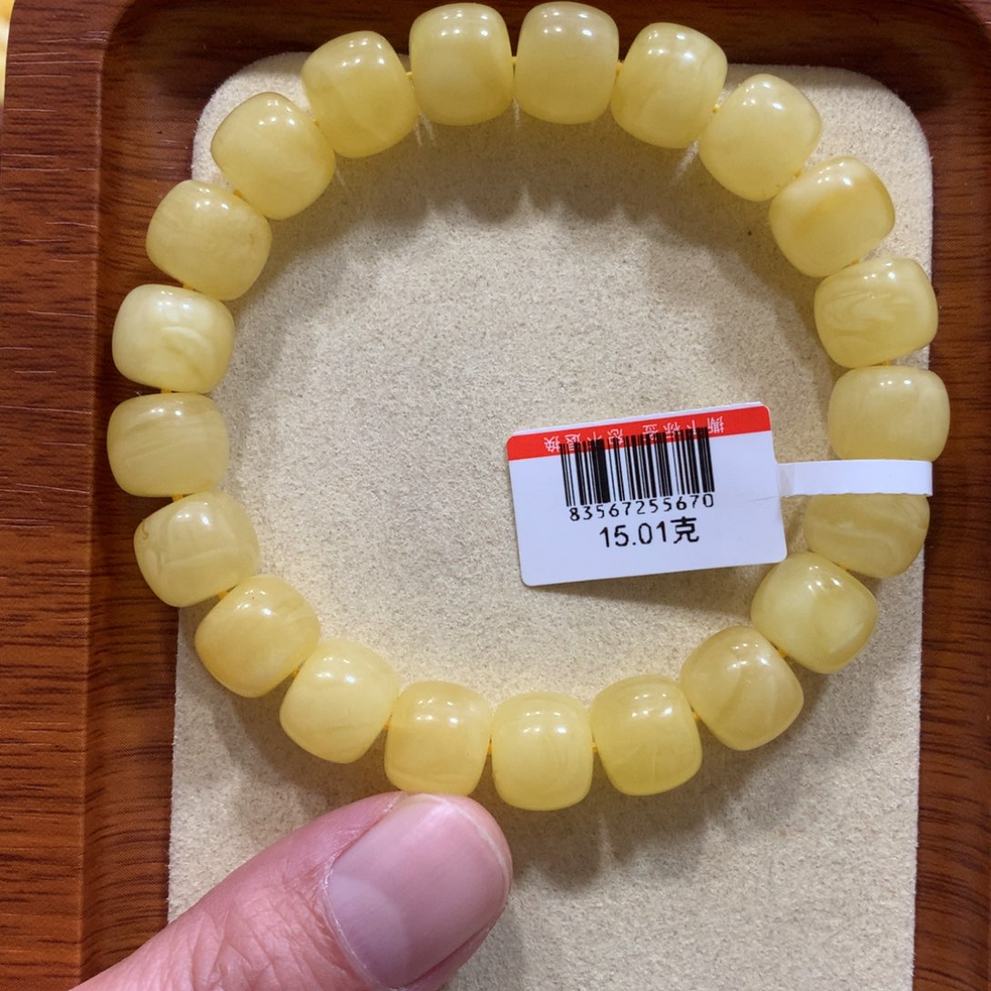 蜜蜡手链未镶嵌蜜蜡