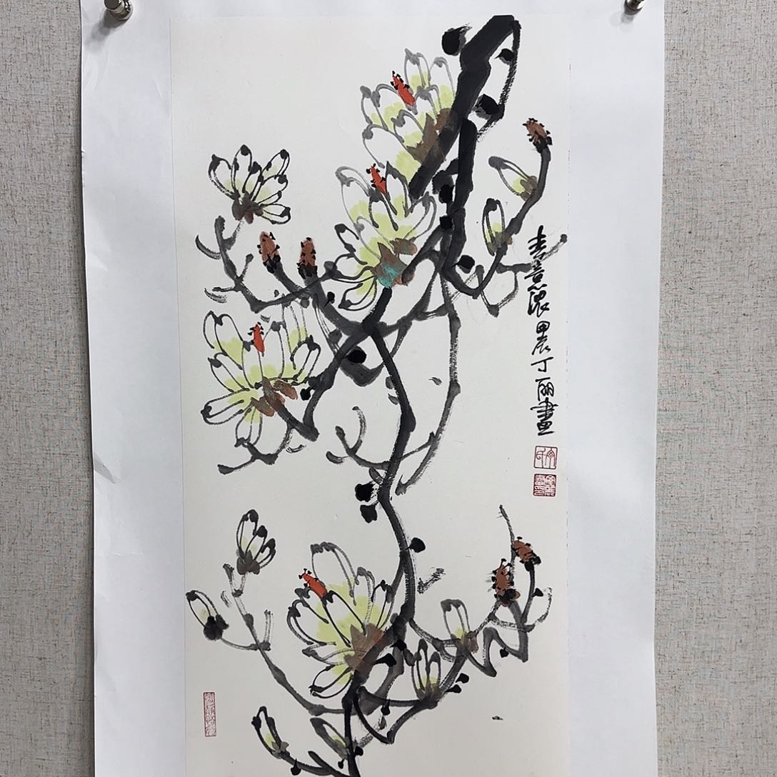 国画丁丽老师参展原作