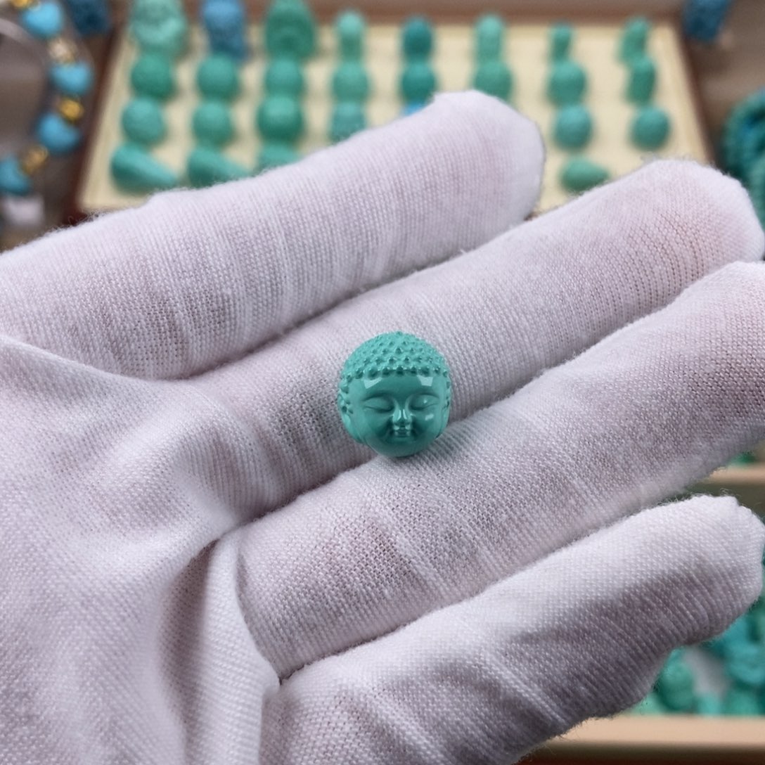 湖北精品雕刻佛头12mm