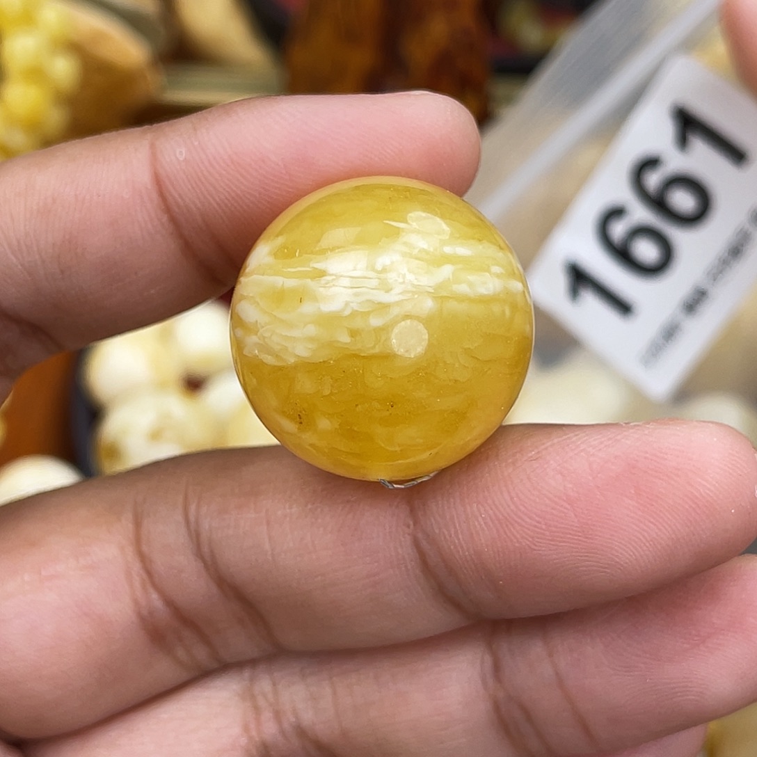 蜜蜡未镶嵌珠宝奇石粉24.6