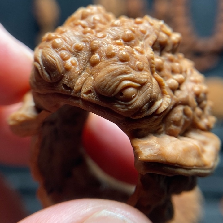 蛤蟆头手工金蟾扳指