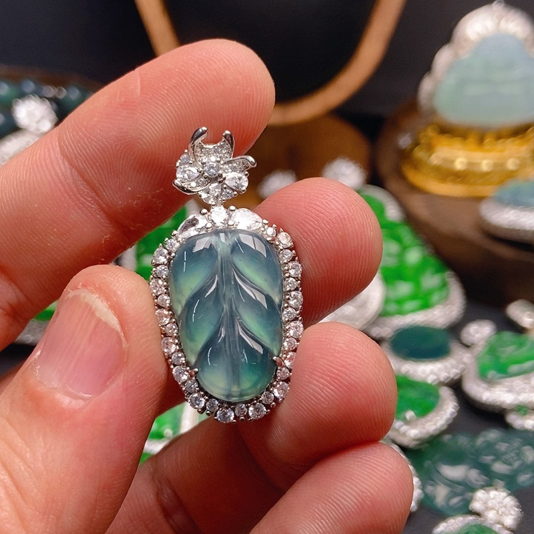 翡翠吊坠(不含链)未镶嵌864吊坠