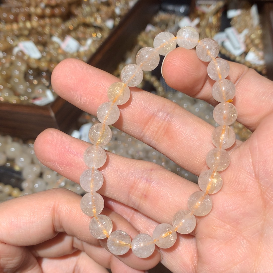 发***财手链未镶嵌水晶手链