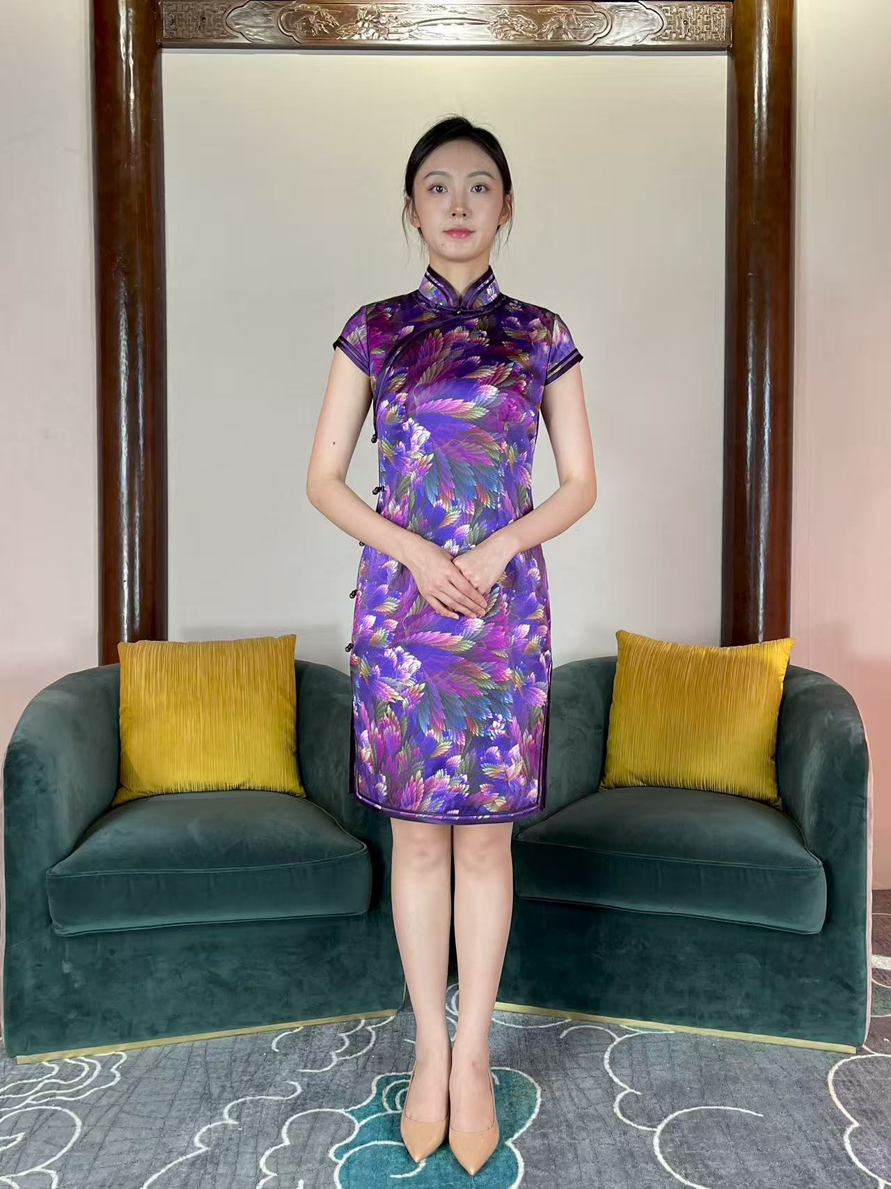 懿菲旗袍（娇艳多姿）YF16261647-436-35