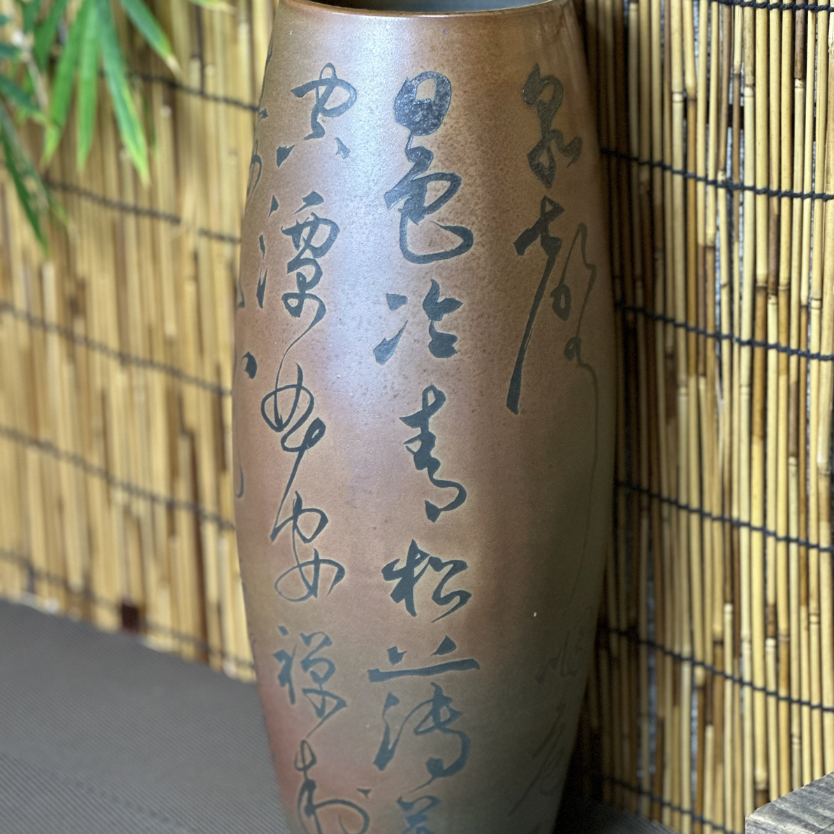 云南建水紫陶柴烧花瓶