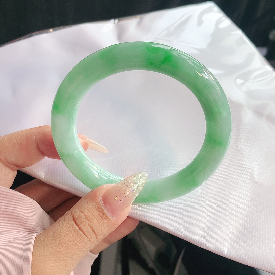 未镶嵌手镯翡翠55圈2551