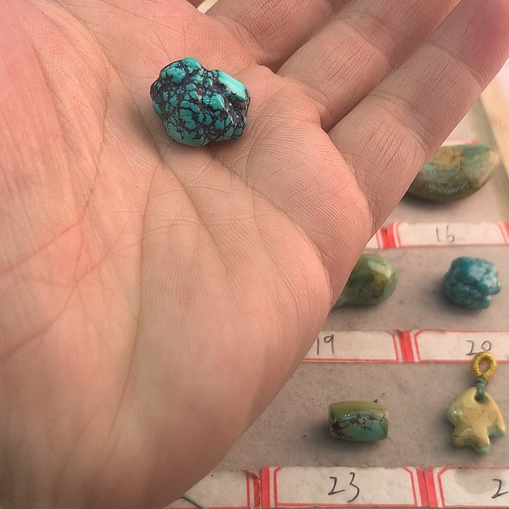 绿松石未镶嵌吊坠(不含链)