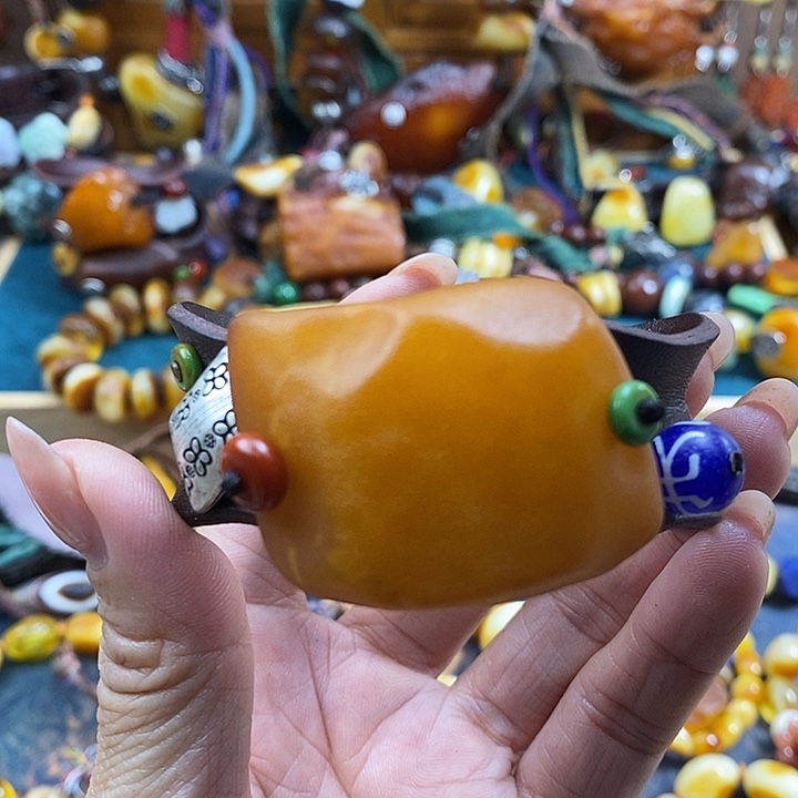 安***娜蜜蜡未镶嵌手镯手镯