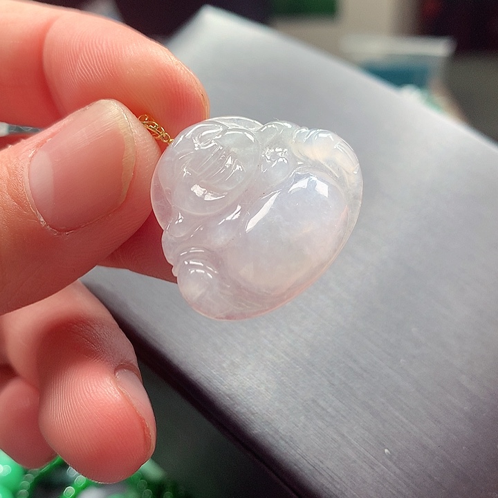 翡翠手链18K金镶嵌翡翠