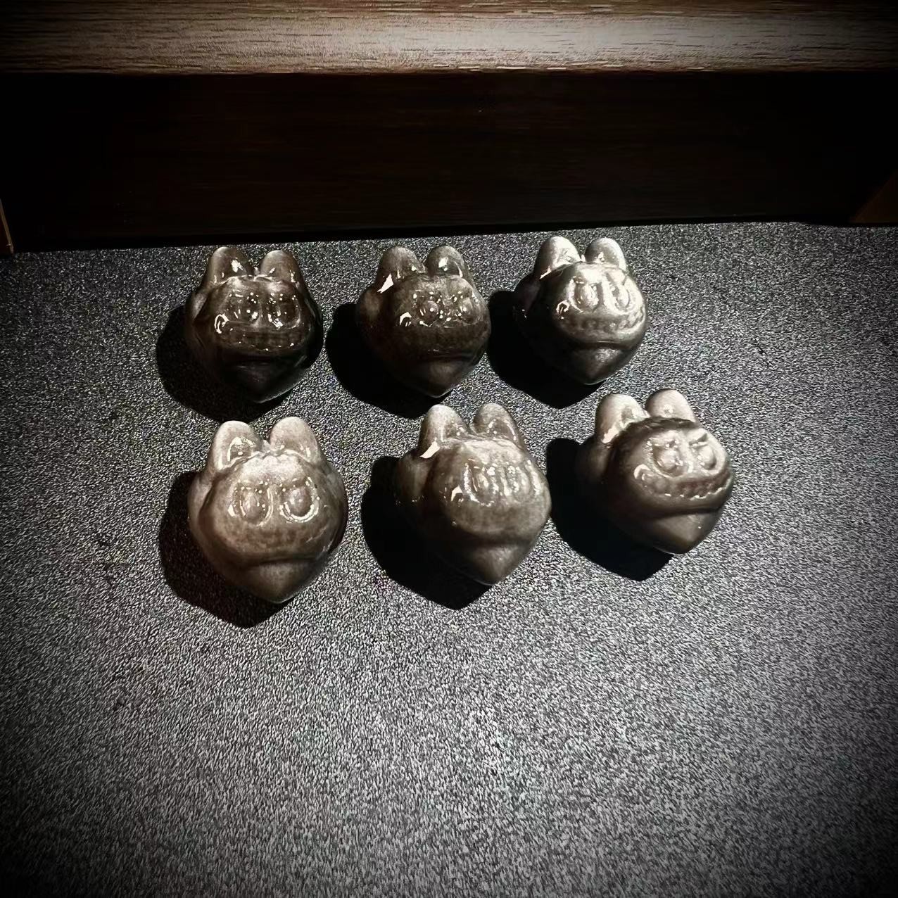 S4191【貝勒爺】银耀石/雕刻/吊坠配件【多样性发其一】