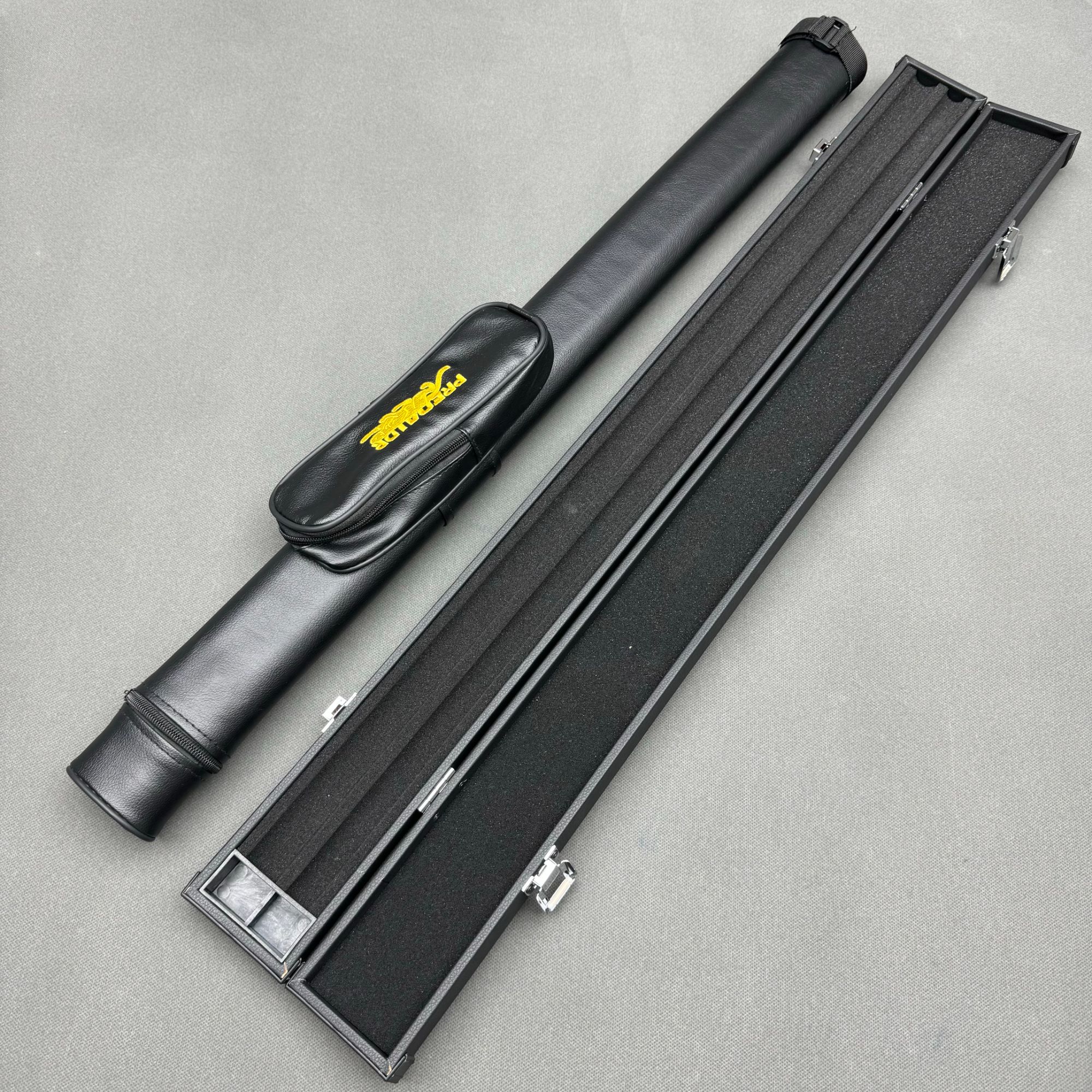 台球杆盒斯诺克小头中式桌球杆杆盒多孔便携1/2杆包杆桶