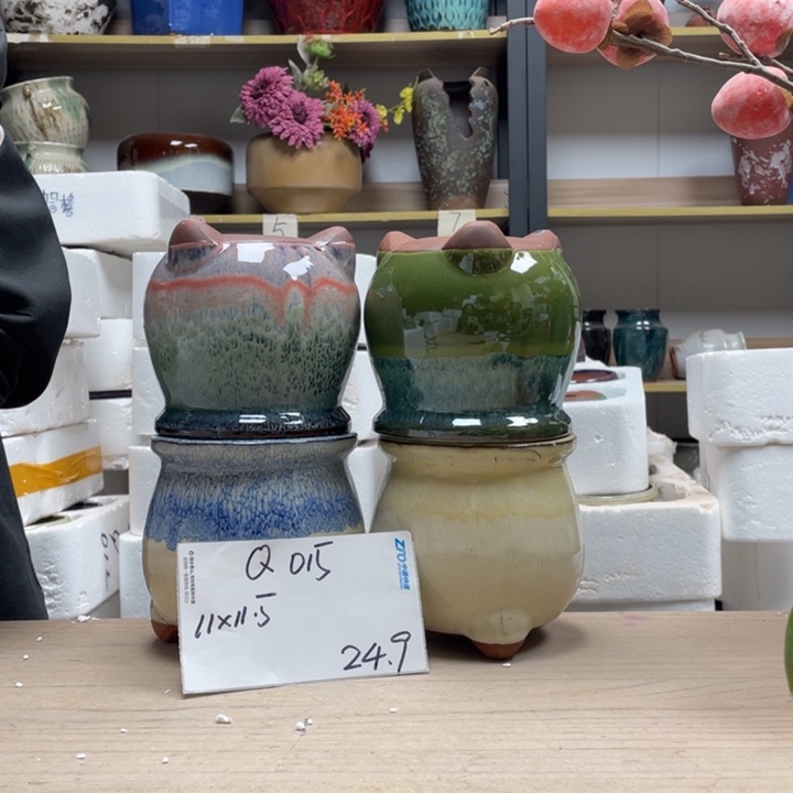 粗陶多肉花盆微瑕015