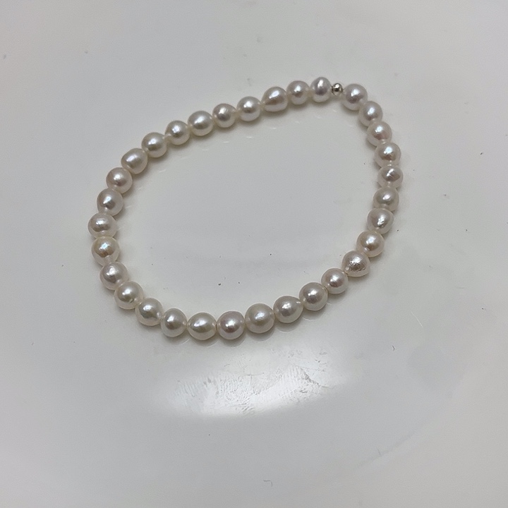 钛钢贝壳合金珍珠手链5m