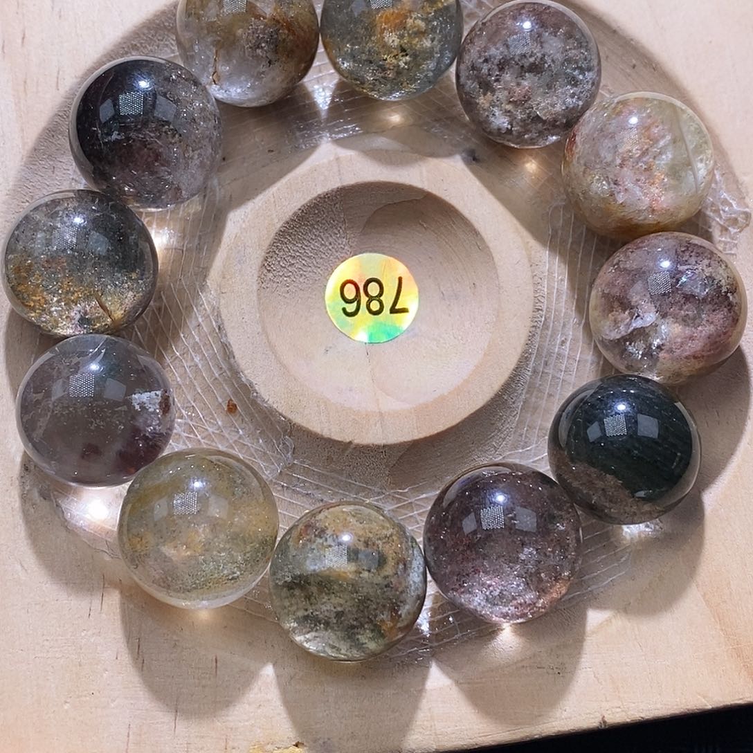 晴***灬未镶嵌手链发晶天然水晶手串