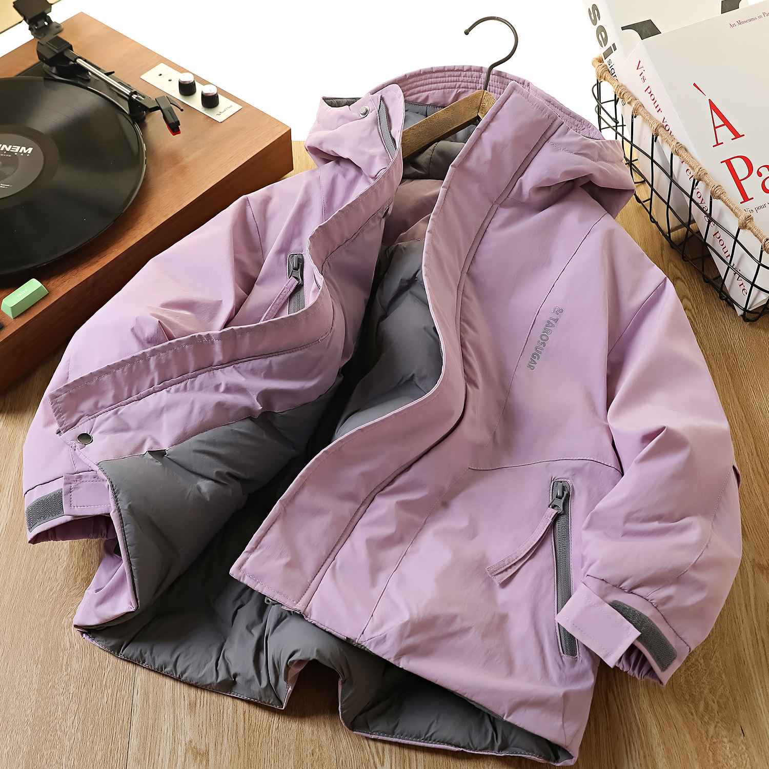 2025新款儿童石墨烯量子点云绒冲锋衣棉服