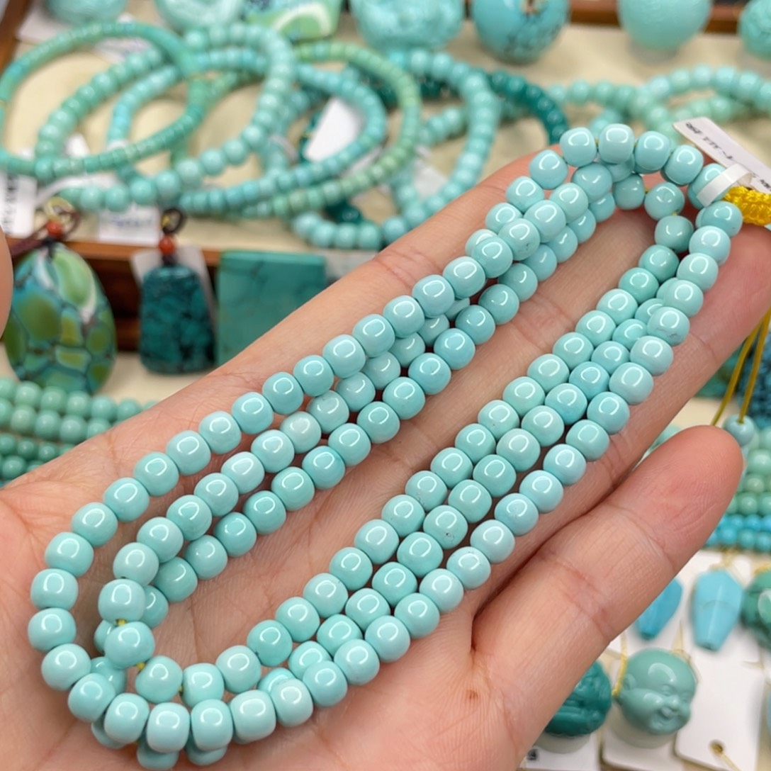 绿松石未镶嵌挂件