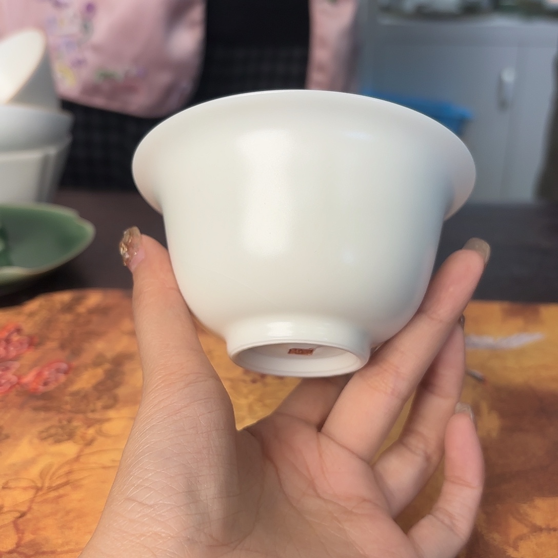 龙泉云间青瓷小米茶器