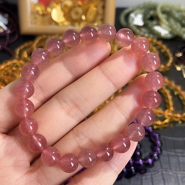 水晶手链未镶嵌草莓晶8