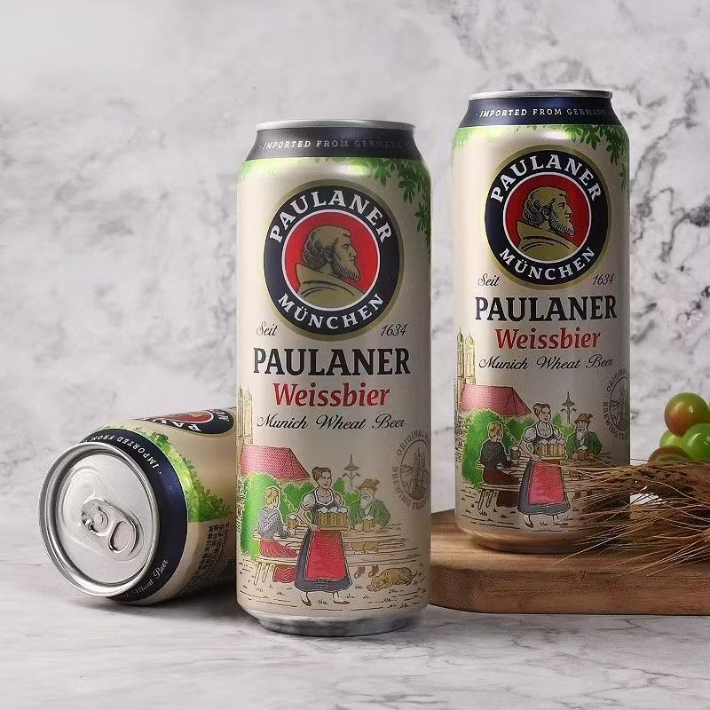 德国进口paulaner保拉纳柏龙小麦白啤500ml*12罐整箱装精酿啤酒