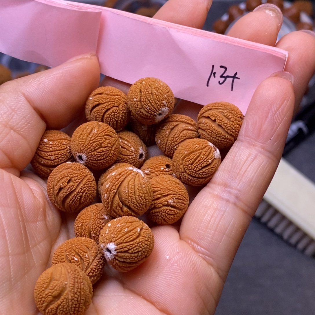 秦岭龙纹桃核18颗