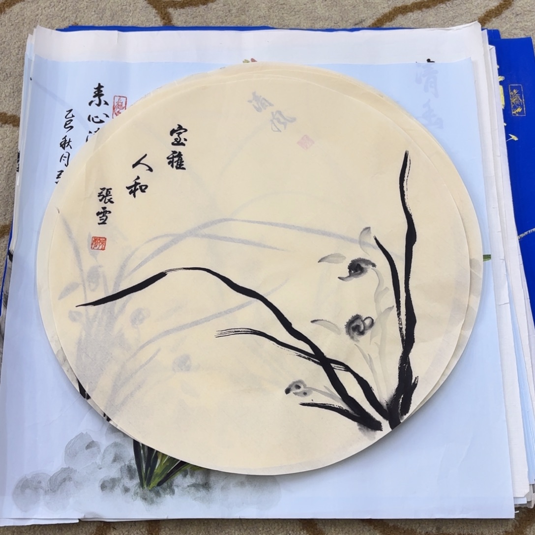 国画张雪老师作品刘