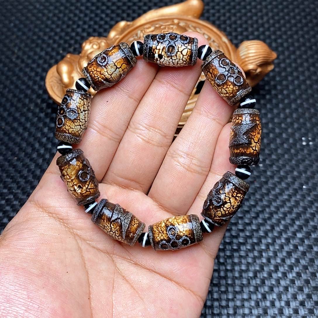 玛瑙/玉髓手链未镶嵌波*