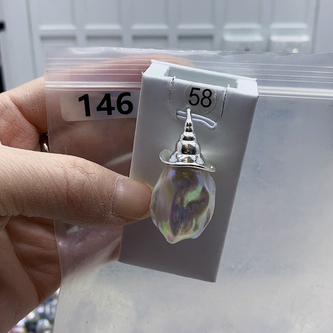 颈饰合金淡水珍珠