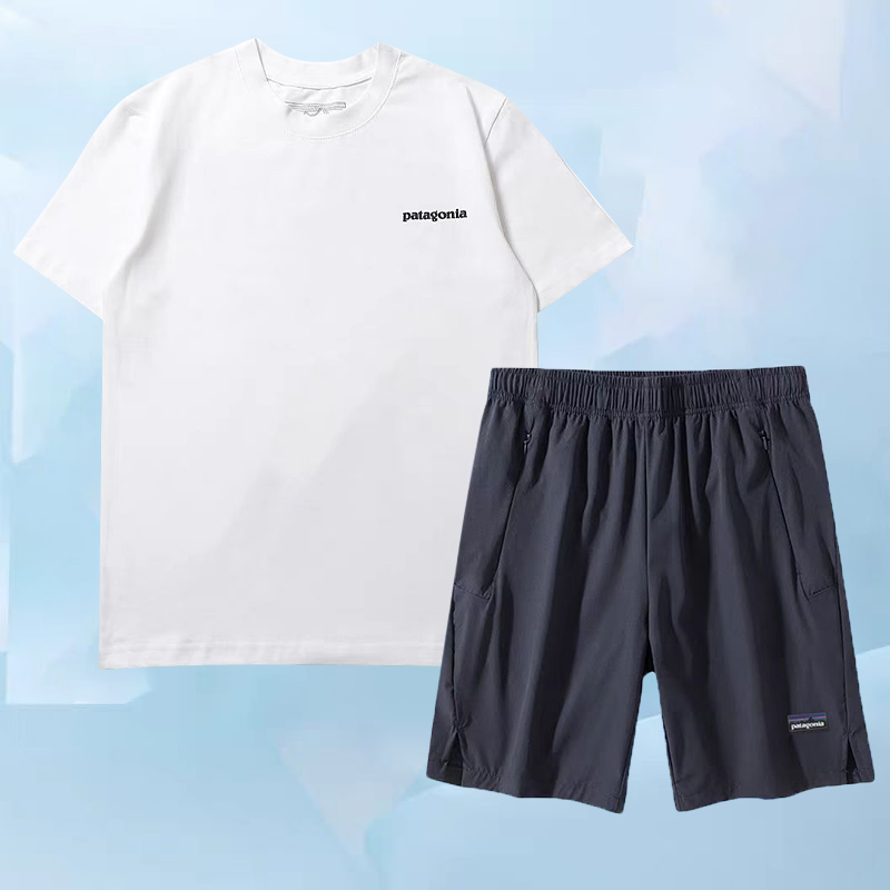 【一整套】短裤短袖男士休闲运动套装