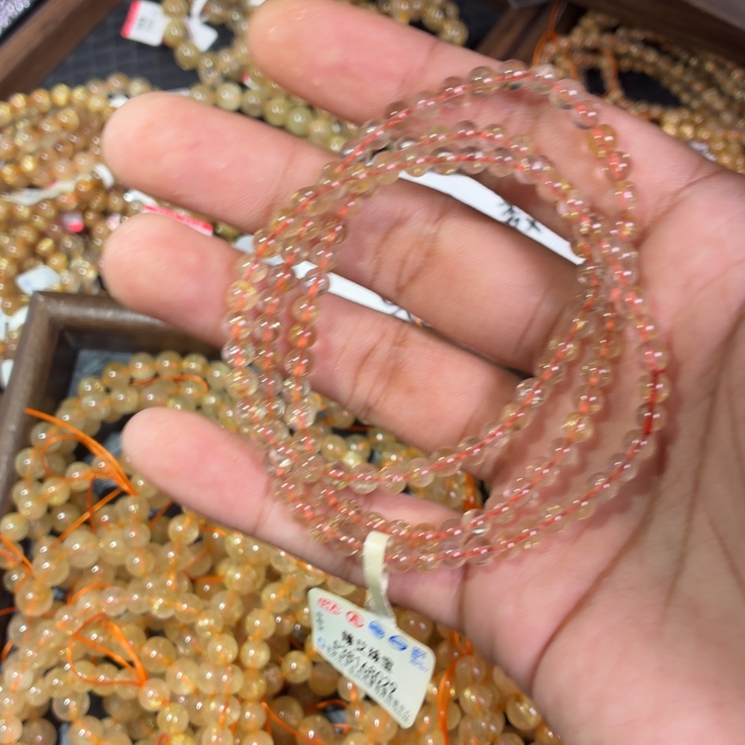 发晶手链未镶嵌卡4.5