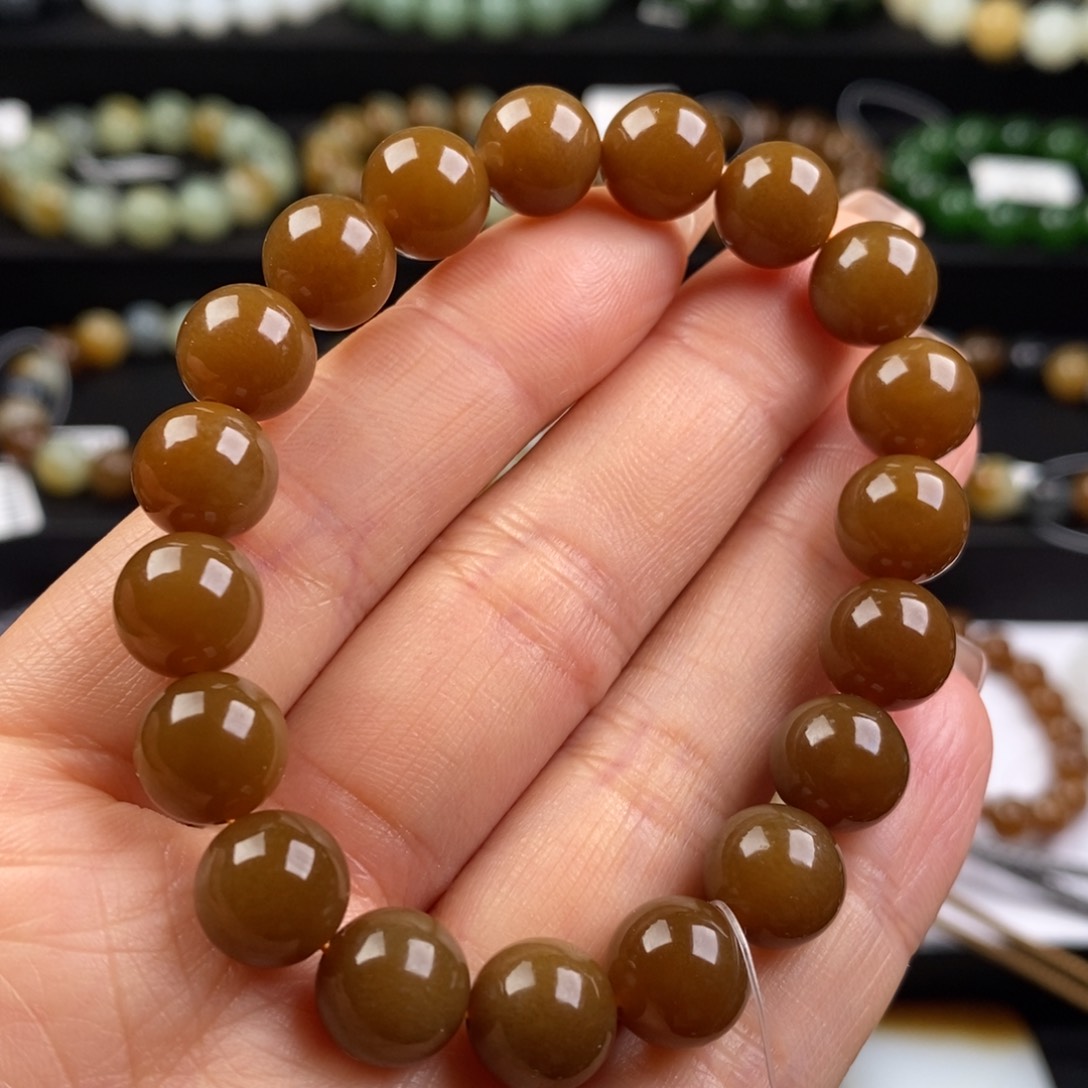 和田玉手串未镶嵌