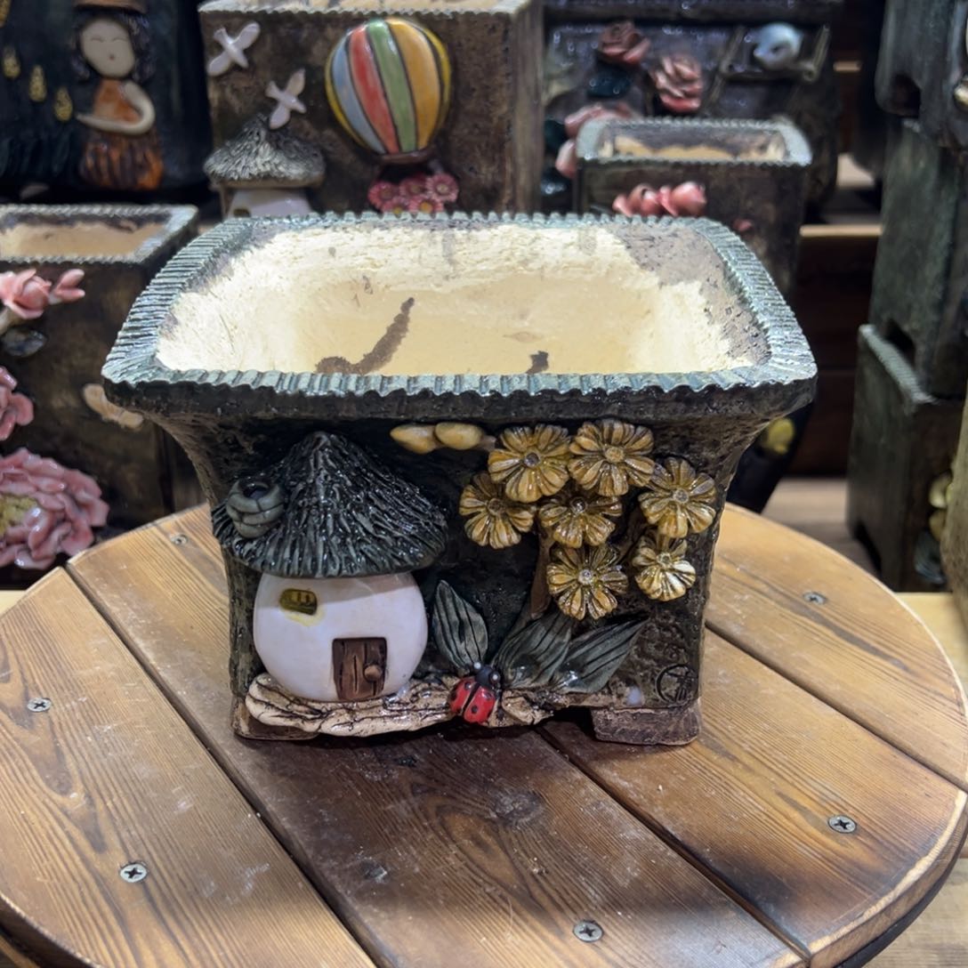 红陶青藤多肉花盆