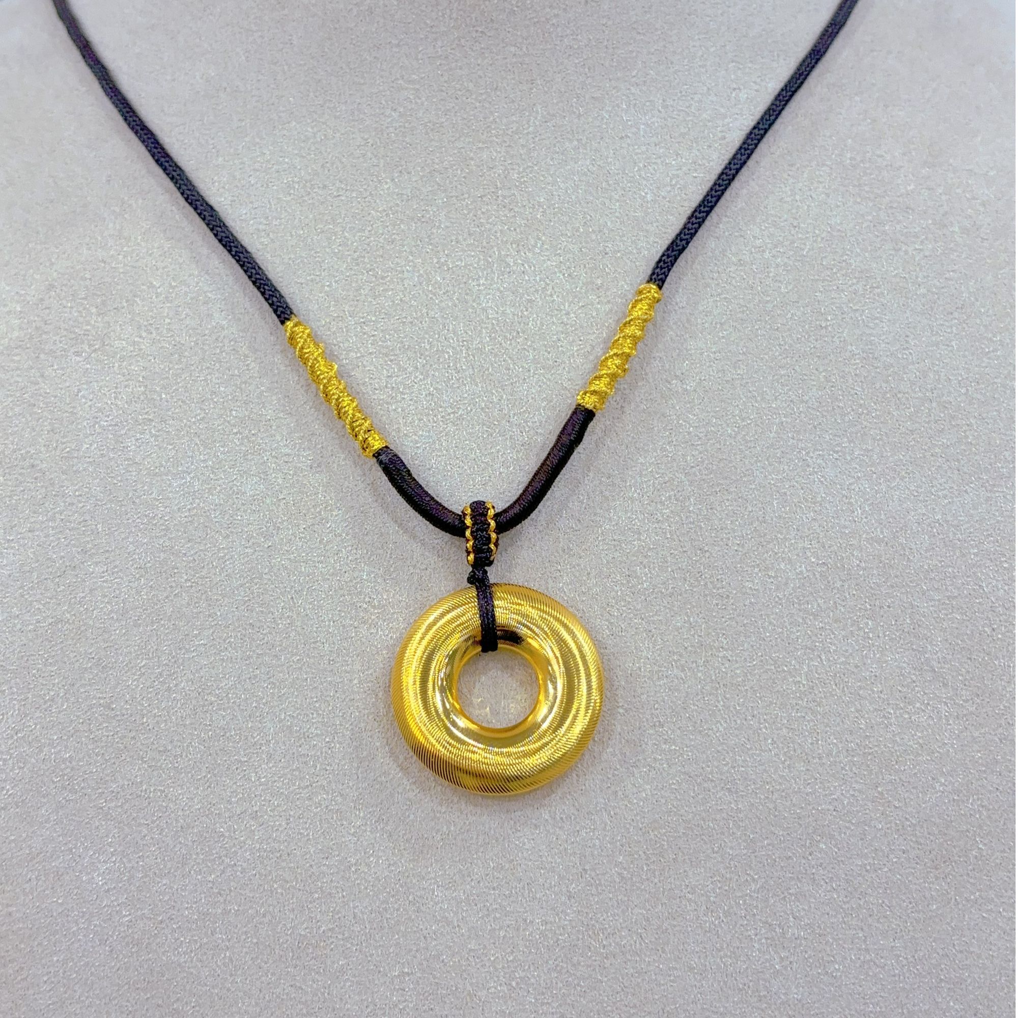 爆闪猫眼平安扣 A