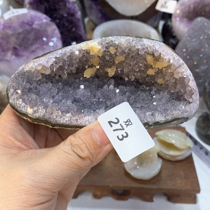 水晶大型摆件（非配饰）未镶嵌方解石