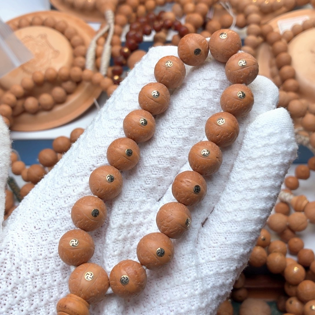 手串凤眼菩提镶嵌万字13尺寸一物一图