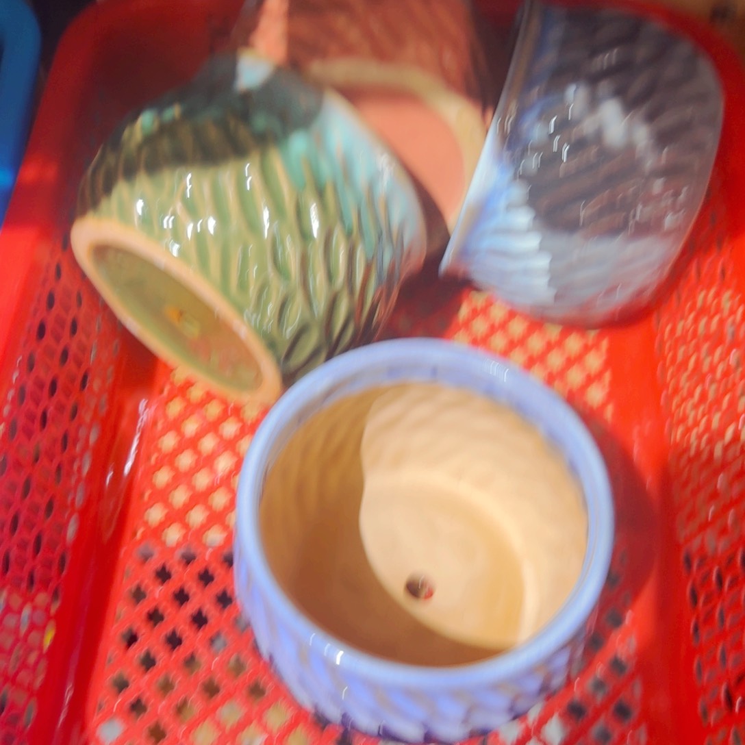 紫砂花盆粗陶盆醋