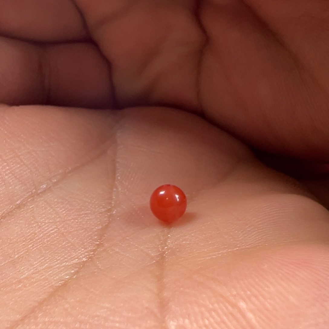 南红玛瑙圆珠5.0未镶嵌帆**?