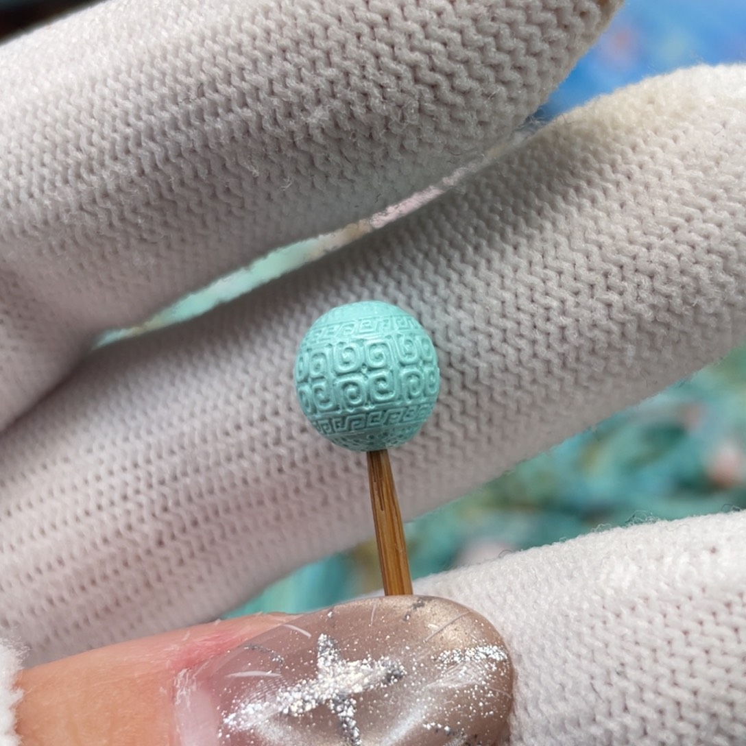 绿松石未镶嵌挂件