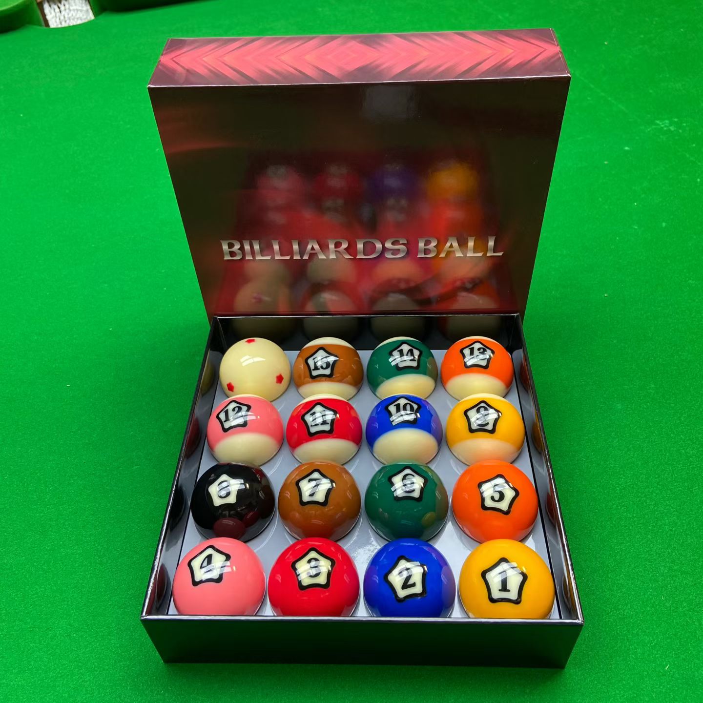 全新耐打耐磨进口哥斯菲尔b级中式美式黑八（微瑕介意勿拍）